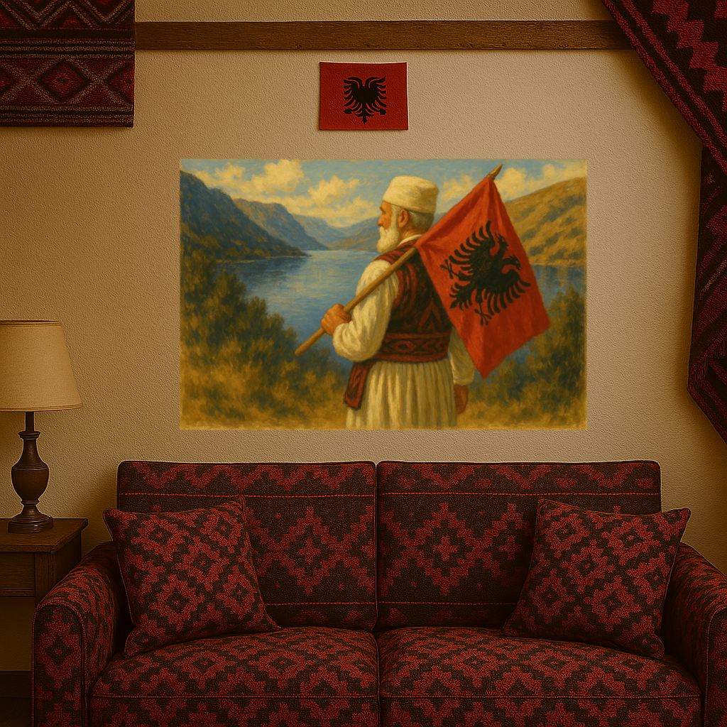 Gjyshi Trim Portrait